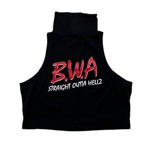 BWA Cropped Mock Neck